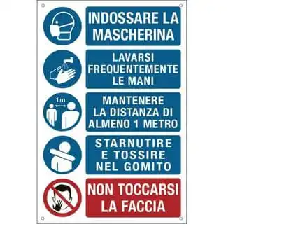 cartelli sicurezza covid 19
